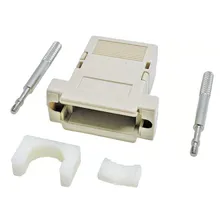 Kit 4 Pçs Capa Para Conector Db15 Longo C/ Parafuso Bege Foto mini 2