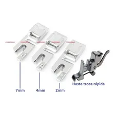 Kit 4 Peças Calcador Sapata Barra Bainha Singer Elgin Janome Foto mini 3