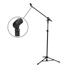 Kit 4 Pedestal Microfone + Cachimbo 2,10m Vector Pmv01psht Foto mini  2