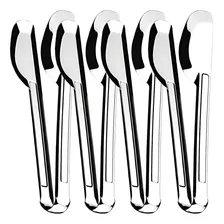 Kit 4 Pegador Universal Pinça Inox Grande 29cm Buffet Foto mini 1