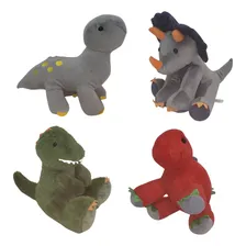 Kit 4 PelĂșcias De Dinossauro Cor Cinza Foto mini 1