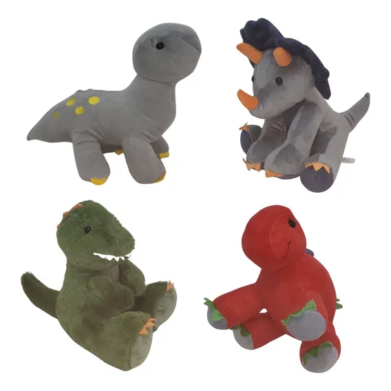 Kit 4 PelĂșcias De Dinossauro Cor Cinza Foto 1