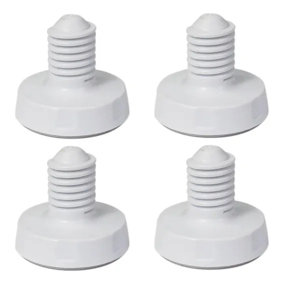 Kit 4 Pés Níveladores para Lavadora Electrolux LTE12 LT10 LT12 LTD06 Foto 1