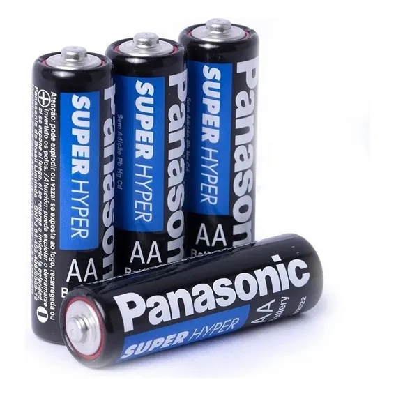 Kit 4 Pilhas Panasonic Aa Foto 1