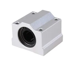 Kit 4 Pillow Block 8mm Com Rolamento Para Eixo Linear SC8UU Tpcid Foto mini  2