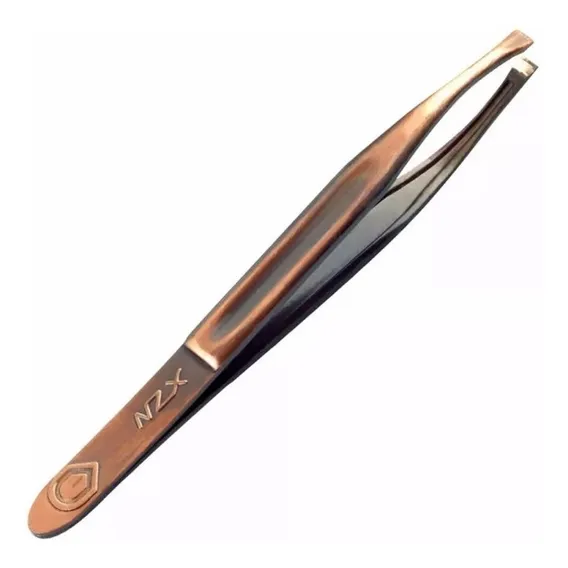 Kit 4 Pinça De Sobrancelha Nzx Bronze Profissional Foto 1