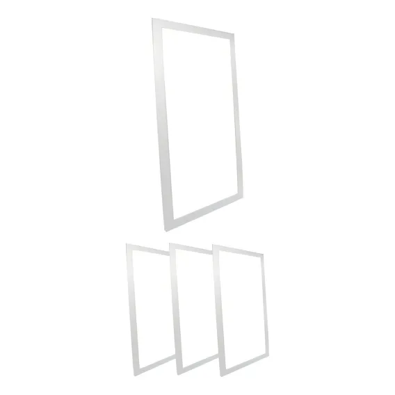 Kit 4 Plafon Painel Led Embutir 30x60 36w Luz Frio Cor Branco Frio Voltagem 110v/220v (bivolt) Foto 1
