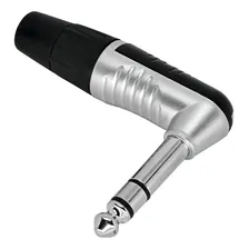 Kit 4 Plug P10 Cachimbo 90 Graus Stereo Niquelado Rp3rc Rean Foto mini  2