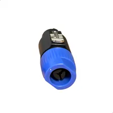 Kit 4 Plug Speakon Fêmea Painel + 4 Plug Speakon Macho Cor Preto Foto mini 4