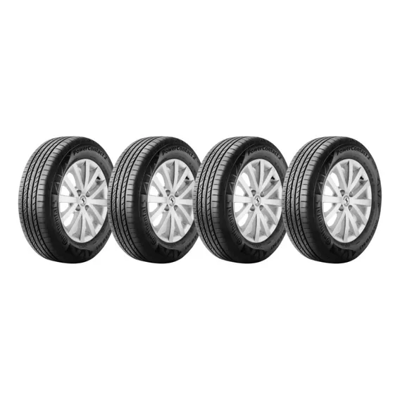 Kit 4 Pneu Continental 195/60r15 88h Powercontact 2 Foto 1