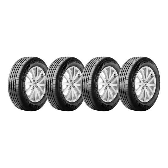 Kit 4 Pneu Continental Powercontact 2 195/55r16 87h Foto 1