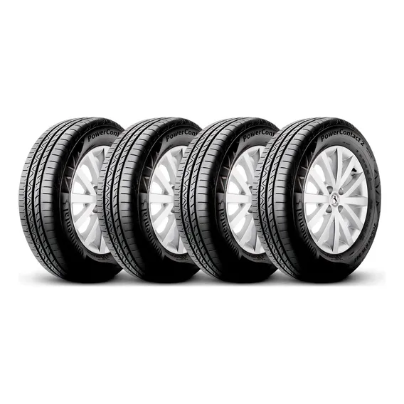 Kit 4 Pneus 175/65R15 PowerContact 2 Continental 84H Aro 15 Foto 1
