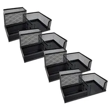 Kit 4 Porta Treco Organizador Mesa Escritório Caneta Aramado Foto  mini 1
