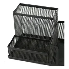 Kit 4 Porta Treco Organizador Mesa Escritório Caneta Aramado Foto mini 4