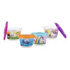 Kit 4 Potes Decorados 120ml +6m Rosa Nuby Foto mini 1