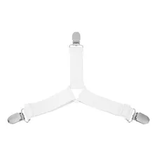 Kit 4 Prendedores Elástico Para Lençol De Cama Box Foto mini 2