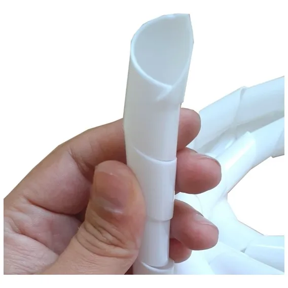 Kit 4 Protetor Cabos Espiral 20mm X 2 M Branco Beltools Foto 1