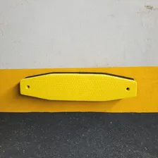 Kit 4 Protetor De Parachoque Batente Garagem Estacionamento Cor Preto E Amarelo Foto mini 3