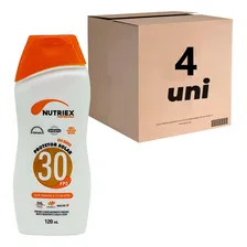 Kit 4 Protetor Solar Fator 30 Profissional 120ml Nutriex Foto  mini 1
