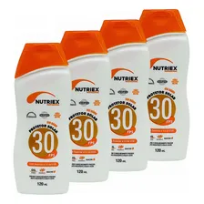 Kit 4 Protetor Solar Fator 30 Profissional 120ml Nutriex Foto mini  2