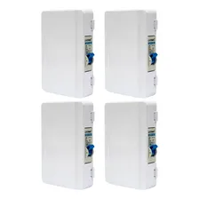 Kit 4 Quadro P/ 1 Disjuntor Unipolar Din Com Disjuntor 25a Foto  mini 1