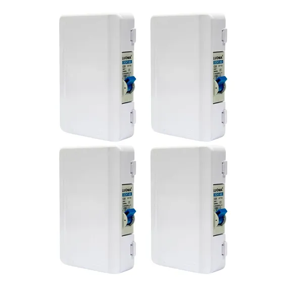 Kit 4 Quadro P/ 1 Disjuntor Unipolar Din Com Disjuntor 25a Foto 1