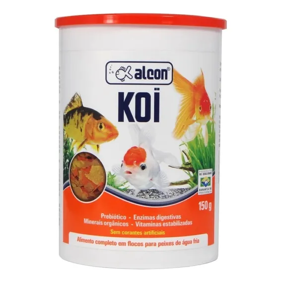 Kit 4 Ração Alcon Koi 150g Foto 1