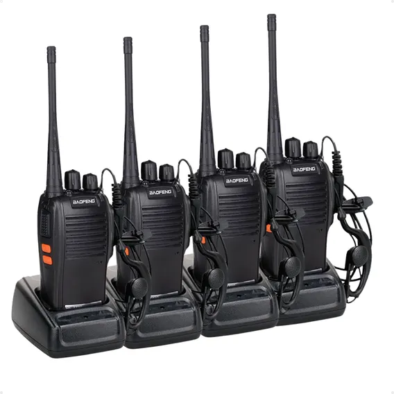 Kit 4 Radio Baofeng Bf-777s Comunicador Walk Talk Foto 1