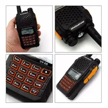 Kit 4 Radio Ht Walk Talk Dual Band Uhf Vhf Fm Baofeng Uv6r Foto mini  2
