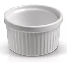 Kit 4 Ramequim De Porcelana Branco 10,5cm- 8426 Foto mini 3