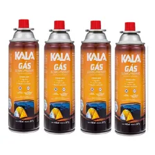Kit 4 Refil Cartucho Gás Butano Maçarico Fogareiro 227g Kala Foto  mini 1