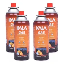 Kit 4 Refil Cartucho Gás Butano Maçarico Fogareiro 227g Kala Foto mini  3