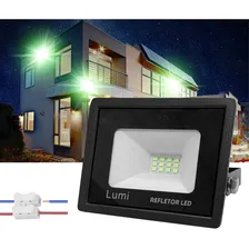 Kit 4 Refletor Led Lumi Holofote 30w Verde Ip67 Bivolt Foto mini 2