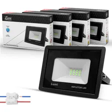 Kit 4 Refletor Led Lumi Holofote 30w Verde Ip67 Bivolt Foto mini 1
