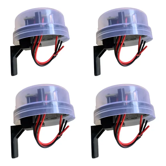 Kit 4 Relé Fotocélula Corujito Bivolt Qualitronix Qr51 Fácil 110v/220v Foto 1