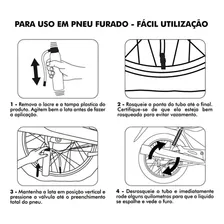 Kit 4 Reparador De Pneu Spray Instantâneo Mundial Prime 400ml Foto mini 4