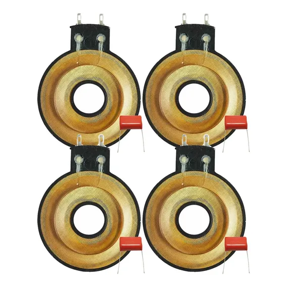 Kit 4 Reparos Tweeter Compet 150w Rms Fenólico + Capacitor Cor Padrão Foto 1