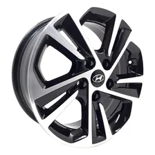 Kit 4 Rodas Aro 16x6 Hyundai Creta 2020 5x114,3 Bd Brw 1470 Foto mini 1