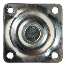 Kit 4 Rodizio Placa Girat. Inox Roda Dupla 50mm Gel/silicone AJL Foto mini 4
