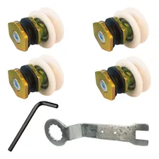 Kit 4 Roldanas Para Box Blindex Concava Modelo Classic Foto  mini 1