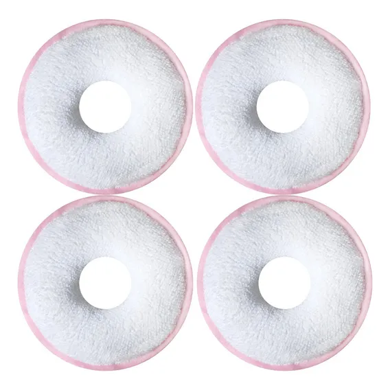 Kit 4 Rosquinhas De Amamentação Absorventes Seios Lavável Foto 1