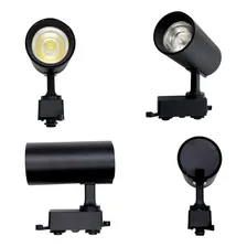 Kit 4 RY Spot Para Trilho Eletrificado Preto Led 7w Luz Quente Cor Branco Quente 110v/220v (bivolt) Foto mini 2
