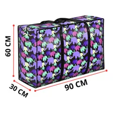 Kit 4 Sacola Bolsa Feira Grande Sacoleira Mudança Viagem Grd Foto mini 4