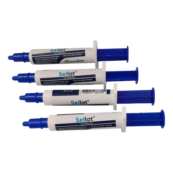 Kit: 4 Sellat 4g - Selante Intramamário Para Vacas Secas Foto 1