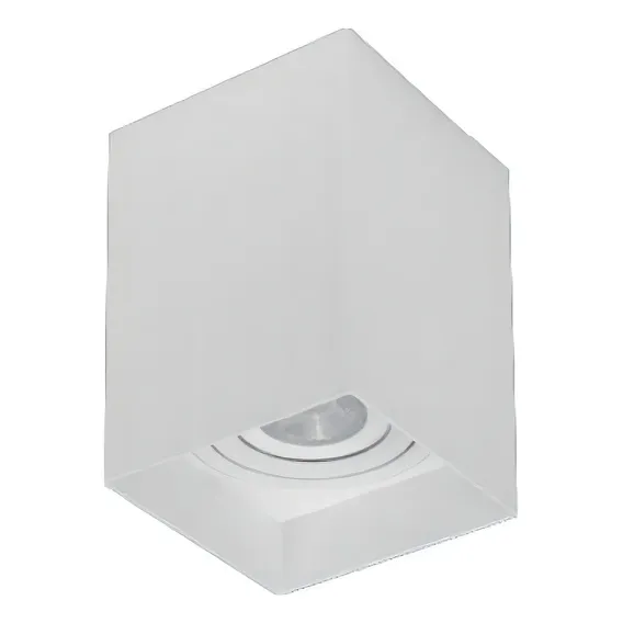 Kit 4 Spot Sobrepor Direcionavel Branco Quadrado Par20 Zan93 Foto 1