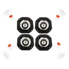 Kit 4 Super Tweeters Cromados 120w Rms Sturdy Cor Cromado Foto mini 1