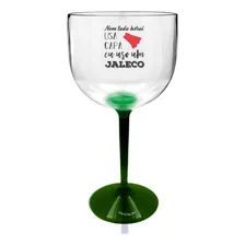 Kit 4 Taças Gin Base Verde Acrílico Personalizada Profissões Foto mini 1