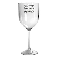 Kit 4 Taças Vinho Acrílico Personalizadas Foto mini 2
