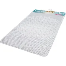 Kit 4 Tapete Banho 66x38cm Plastico Transparente Com Ventosa Foto mini 1