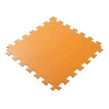 Kit 4 Tapete Tatame Laranja Eva 1x1 10mm 100x100x1 Cm 4m Foto mini 2